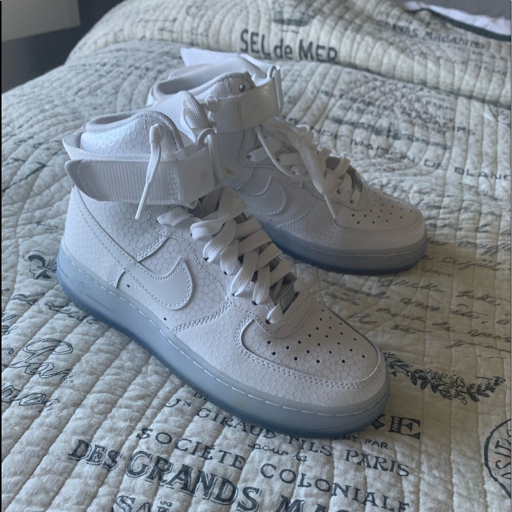 Nike White High-Top Sneakers